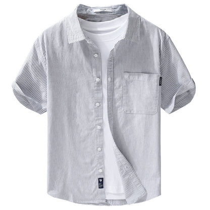 Joseph – Chemise Minimaliste à Rayures pour Homme