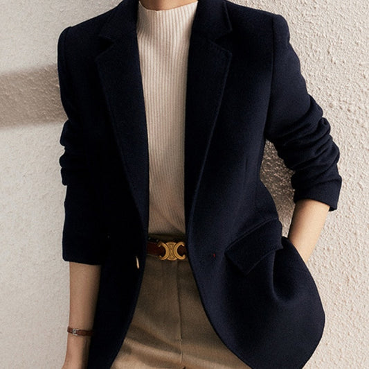 Karen – Veste de Costume en Laine pour Automne et Hiver
