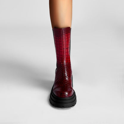 Leah – Chaussures et Bottes Retro pour Femmes