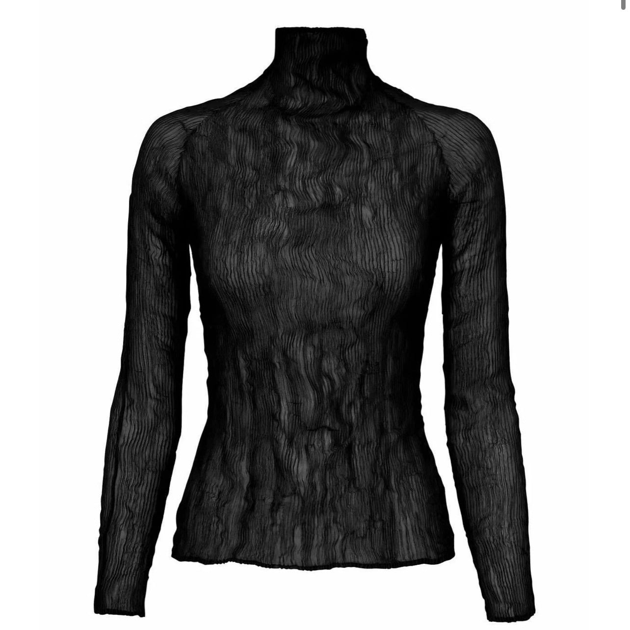 Helen – Haut Transparent Léger et Extensible de Grande Taille