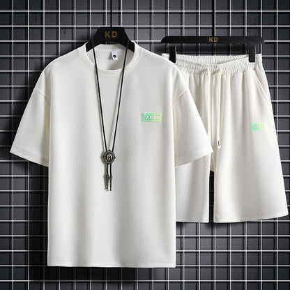 Glenn – Ensemble de Sport en Coton Respirant à Motif Carreaux