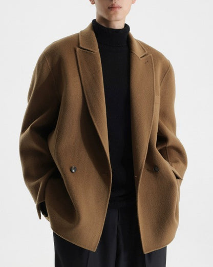 Keith – Manteau en Laine Double-Face pour Hommes