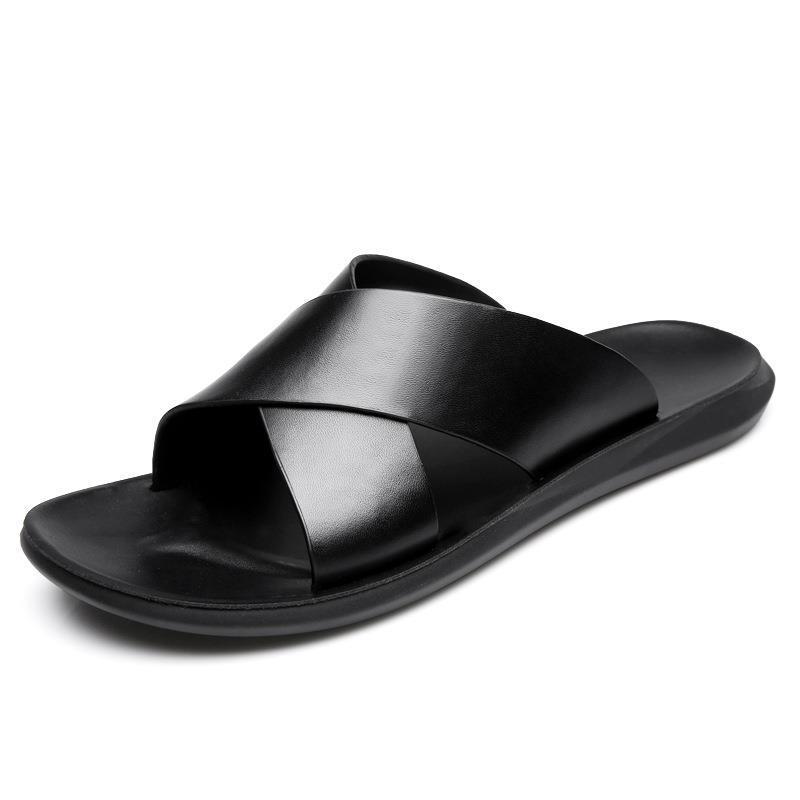 Jon – Sandales Antidérapantes en Cuir Vegan