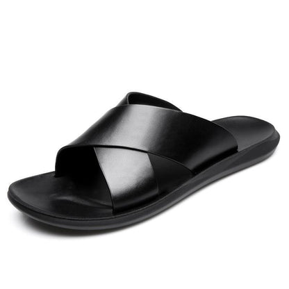 Jon – Sandales Antidérapantes en Cuir Vegan