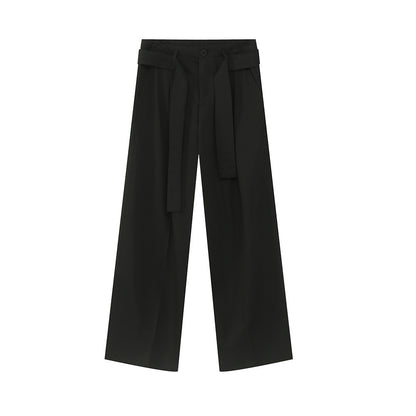 Reginald – Pantalon à Ruban Décoratif Style Japonais