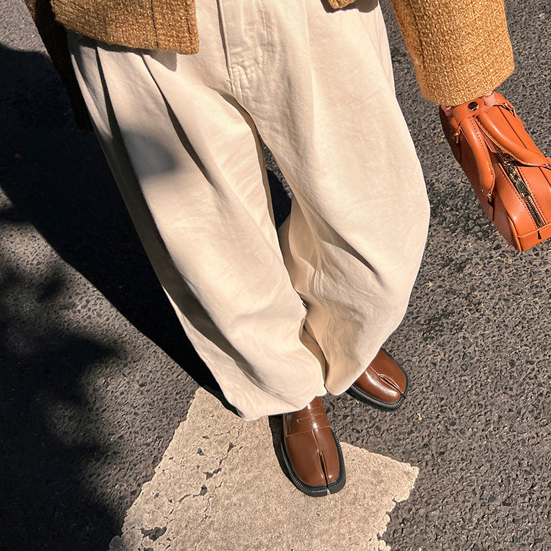 Ruby – Mocassins à Bout Fendu Vintage