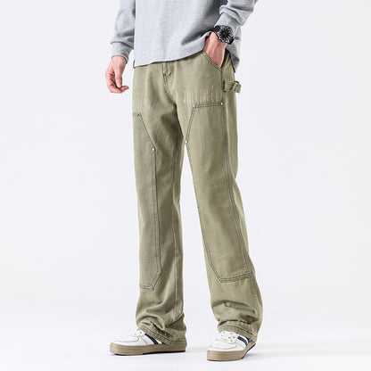 Noel – Jeans délavés style militaire