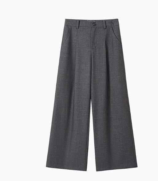 Amy – Pantalon Évasé Taille Haute Femme