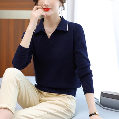 Rachael – Pull à Col Polo Style Occidental