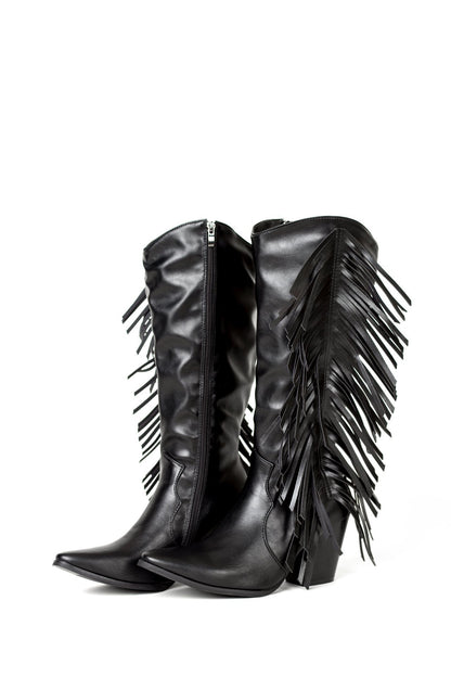 Lily – Bottes Martin à Franges de Mode Européenne et Américaine Grande Taille