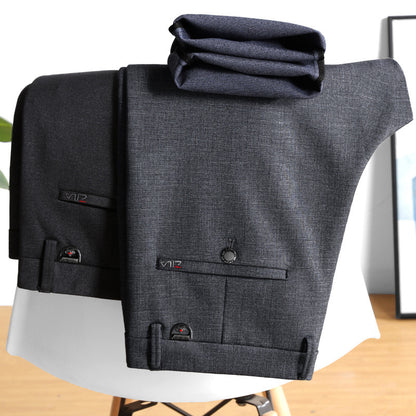 Ricky – Pantalon Homme Décontracté Stretch Droit Affaires