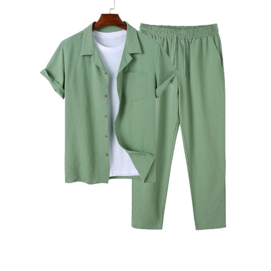 Fred – Chemise en Coton et Lin pour Homme