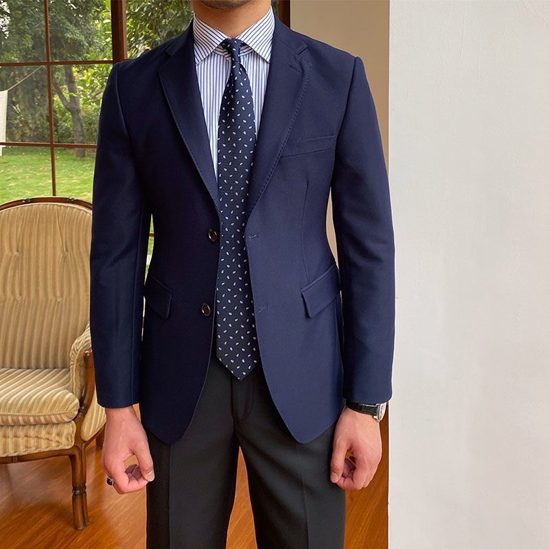 Laurence – Veste de costume à double boutonnage décontractée pour homme