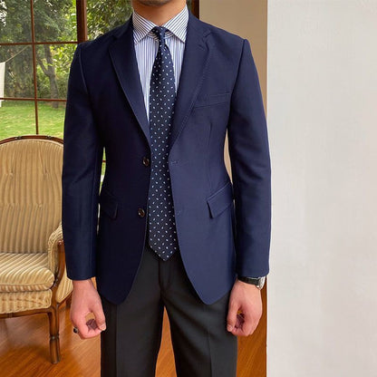 Laurence – Veste de costume à double boutonnage décontractée pour homme
