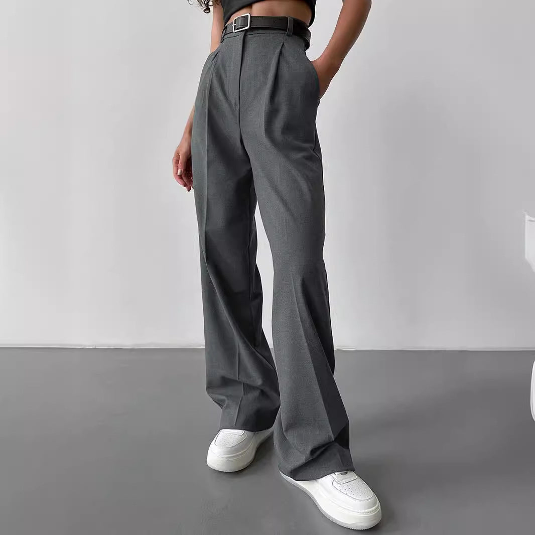 Kathryn – Pantalon Droit Évasé pour Femme