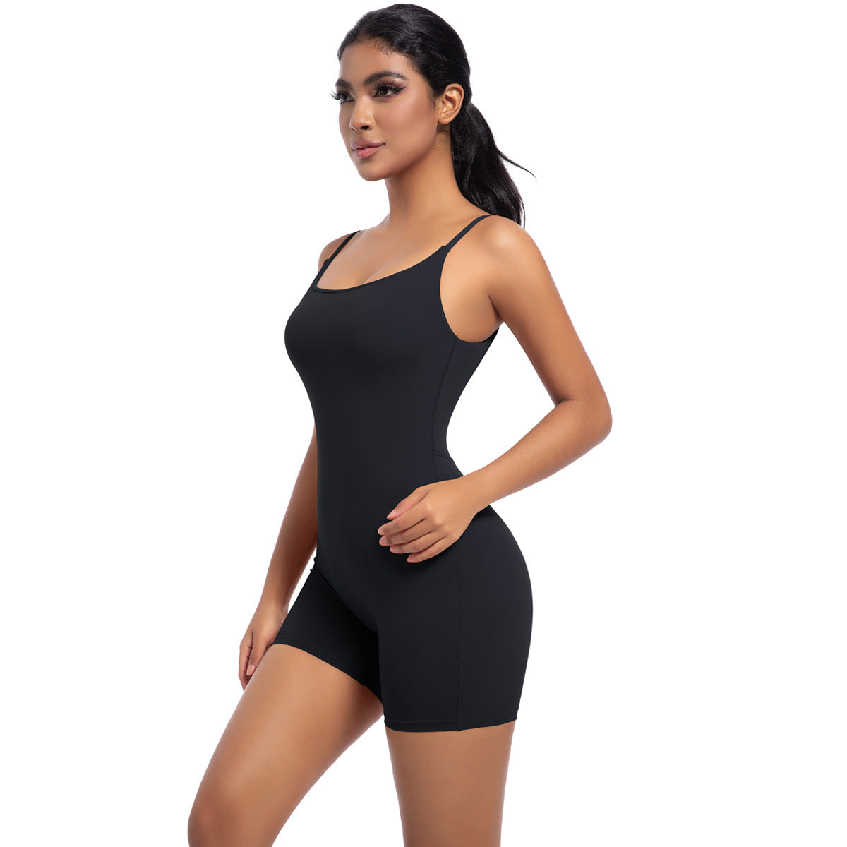 Emma – Combinaison de Sport Ajustée avec Sangles de Yoga