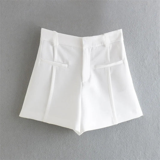Abigail – Short Taille Haute avec Poches
