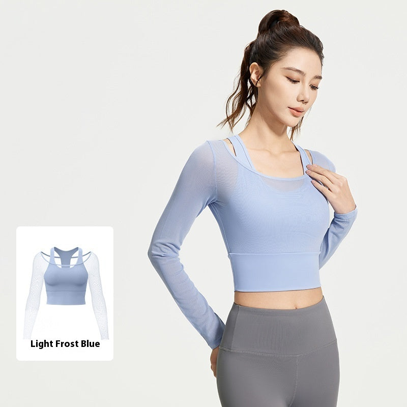 Diana – Haut Long à Manches en Maille pour Yoga
