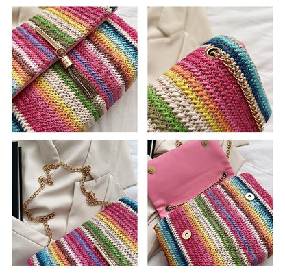 Megan – Sac à bandoulière arc-en-ciel