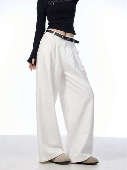 Linda – Pantalon Évasé à Jambe Droite Rétro