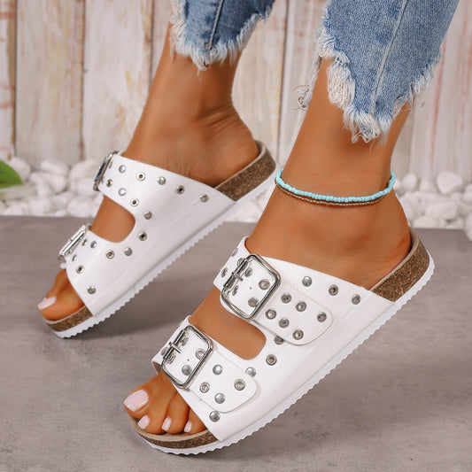 Kim – Chaussures de Plage à Semelle Épaisse avec Boucle