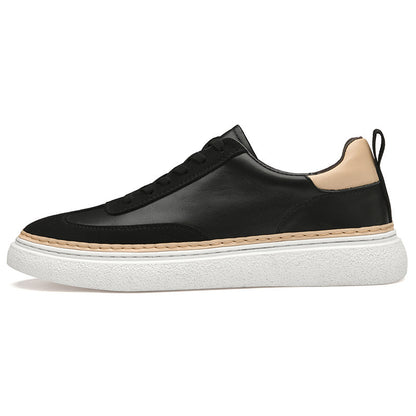 Jack – Baskets à Semelle Épaisse en Cuir Véritable