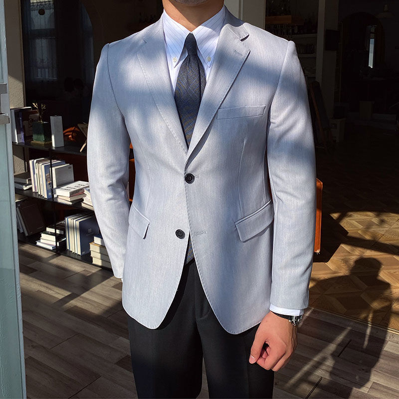 Laurence – Veste de costume à double boutonnage décontractée pour homme