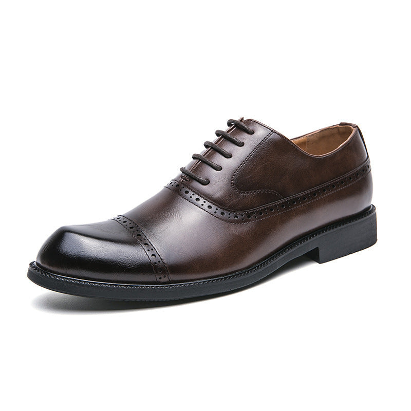 Charles – Chaussures Formelles Élévatrices en Cuir Végan