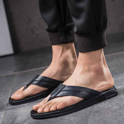 Roger – Tongs d'Été en Cuir Végan pour Homme
