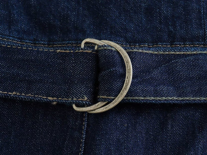 Michelle – Combinaison en Denim avec Ceinture