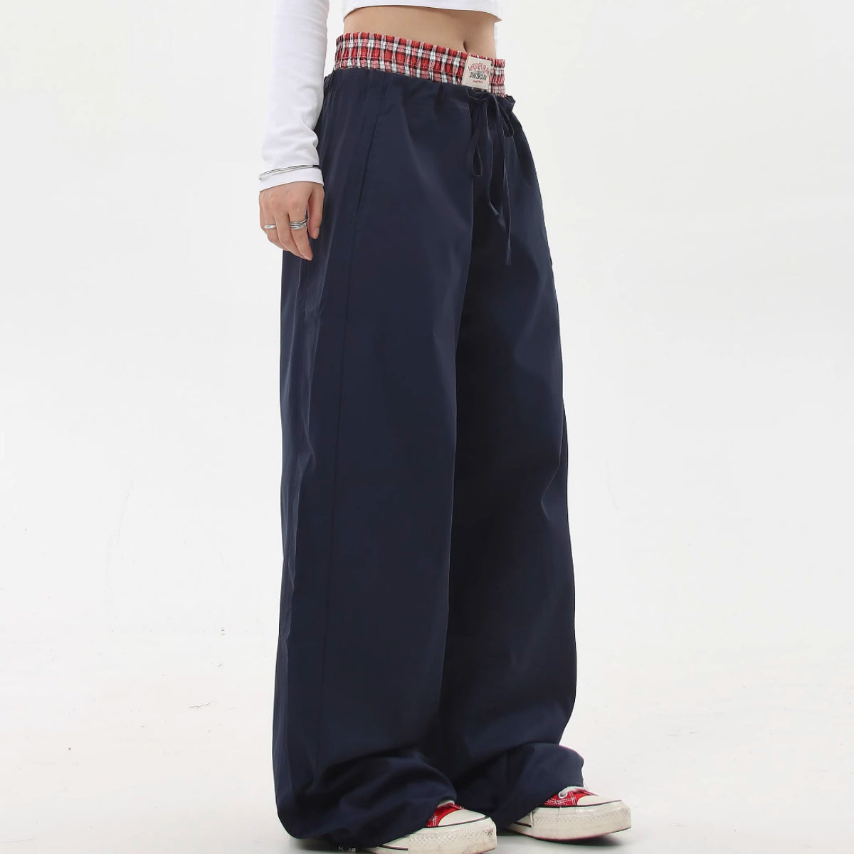 Harriet – Pantalon Retro Femme à Deux Pièces Simulées