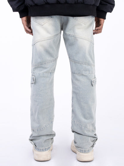 Gordon – Pantalon Droit avec Design Rétro Segmenté
