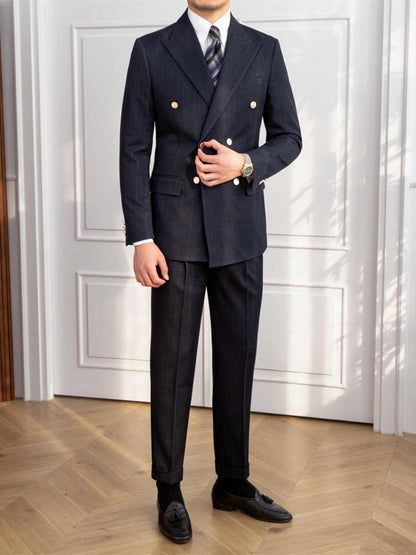 Jeremy – Costume Slim Double Boutonnage Automnal