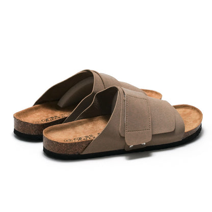 Rachael – Sandales en Liège à Surface en Cuir Vegan pour la Plage