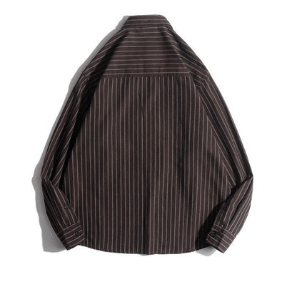 Robert – Chemise à Rayures Décontractée et Ample pour Hommes