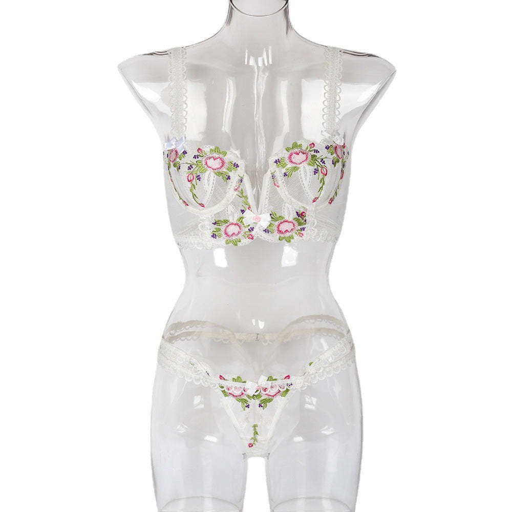 Emily – Lingerie en Tulle Haut de Gamme avec Broderie Florale