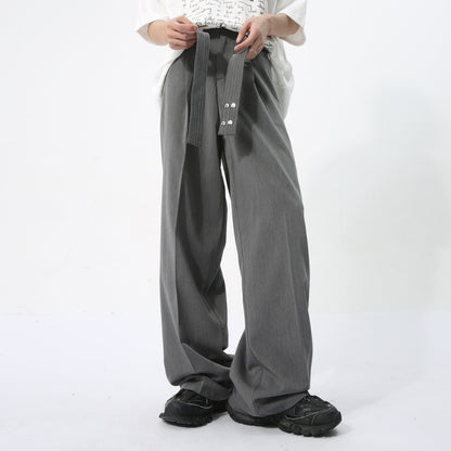 Reginald – Pantalon à Ruban Décoratif Style Japonais