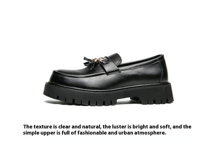Trevor – Chaussures Style Britannique en Cuir Vegan Noir