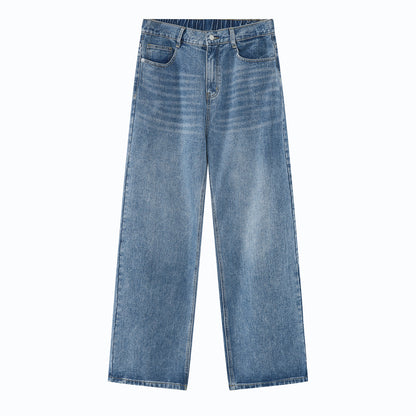 Gordon – Jeans Droits Taille Élastique Style Décontracté