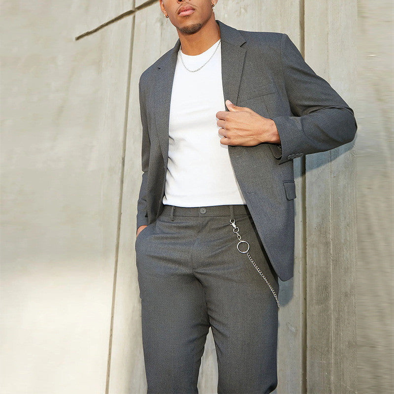 Vincent – Manteau décontracté uni pour homme