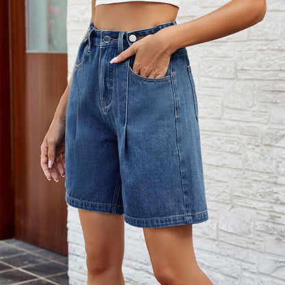 Katie – Shorts en Jean avec Taille Ajustable pour l'Été