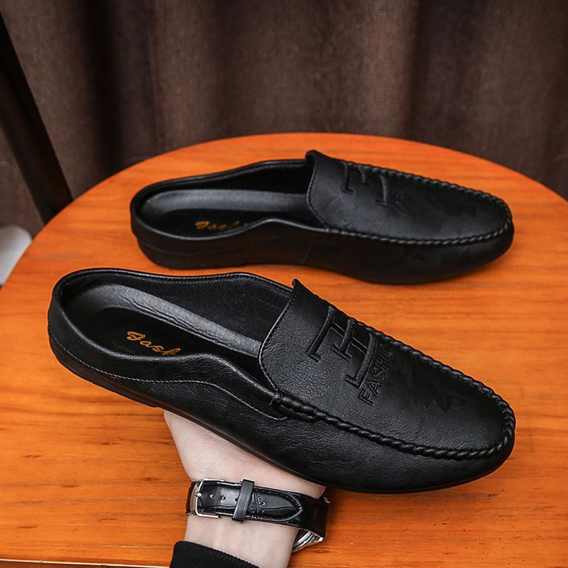 Neville – Mocassins Hommes Fermés Sans Talon en Cuir Vegan