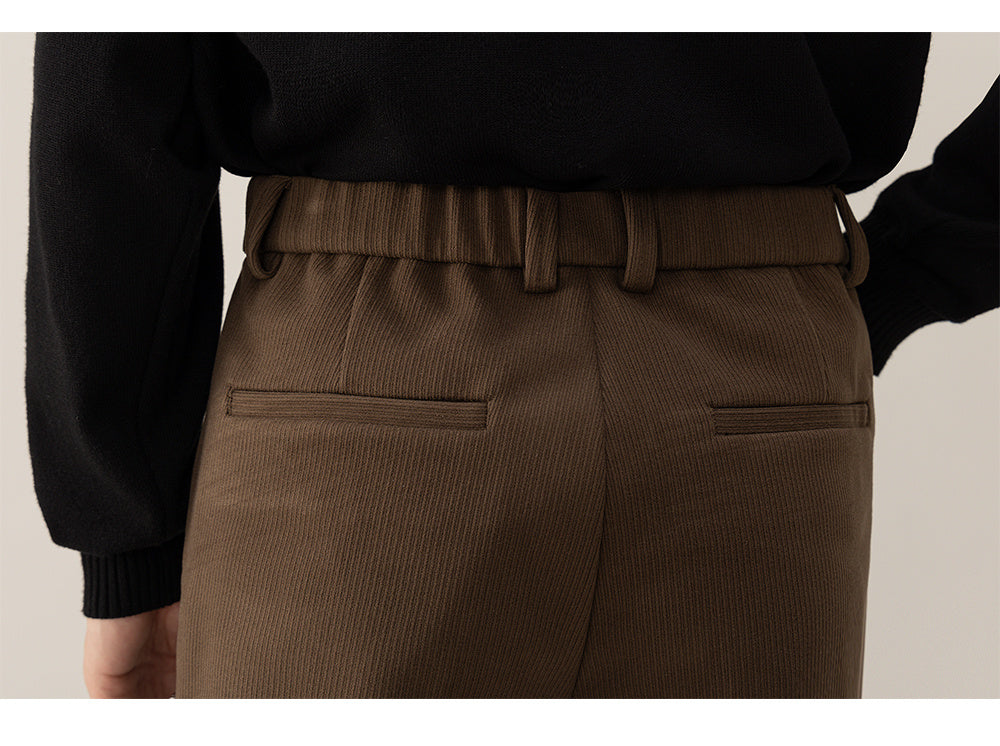 Liam – Pantalon en Laine Suspendu pour Homme