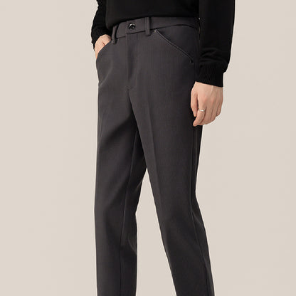 Liam – Pantalon en Laine Suspendu pour Homme