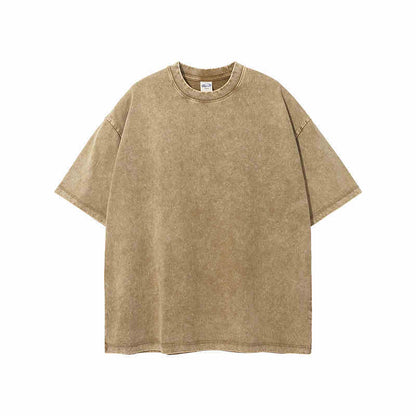 Helen – T-shirt Vintage en Coton Batik Délavé