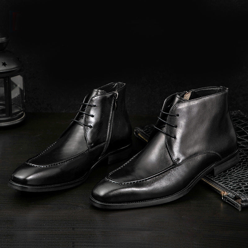 Marc – Bottes Hautes en Cuir Vegan pour Hommes