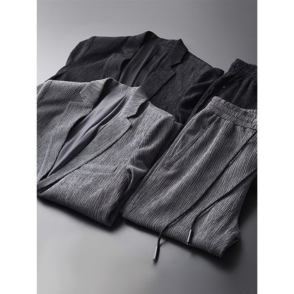 Jerry – Veste de costume décontractée légère à rayures