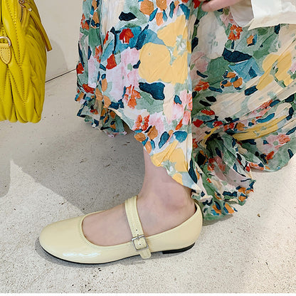 Juliet – Chaussures Plates Minimalistes avec Boucle