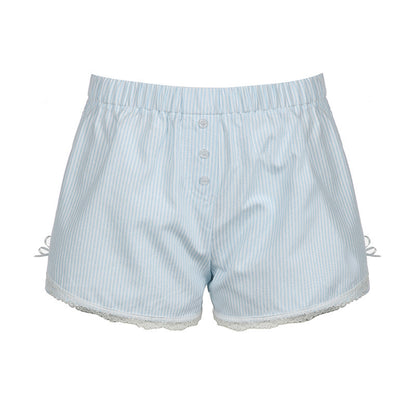 Kathleen – Shorts en Dentelle à Taille Haute