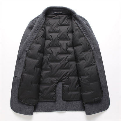 Nick – Costume en Laine Double Face Épais